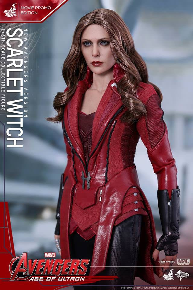 Hot Toys Avengers: Age of Ultron Scarlet Witch (New Avengers Version) Movie Promo Edition MMS357