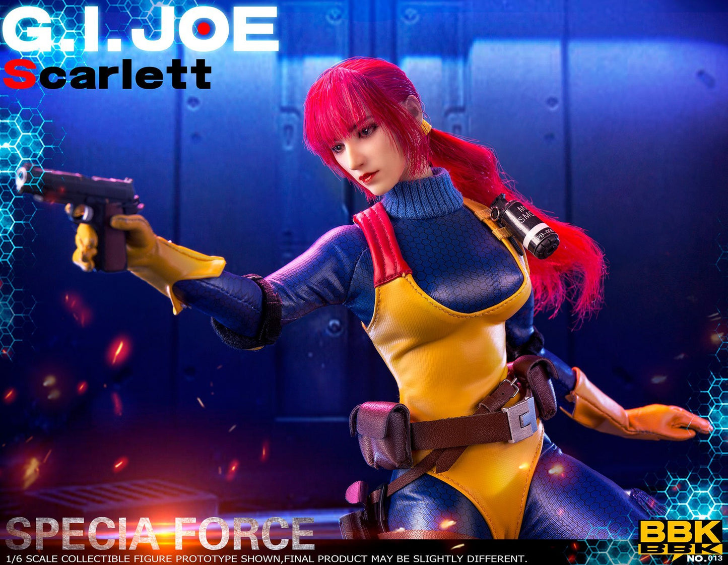 BBK G.I. Joe-Scarlett  1:6 Scale Collectible Figure