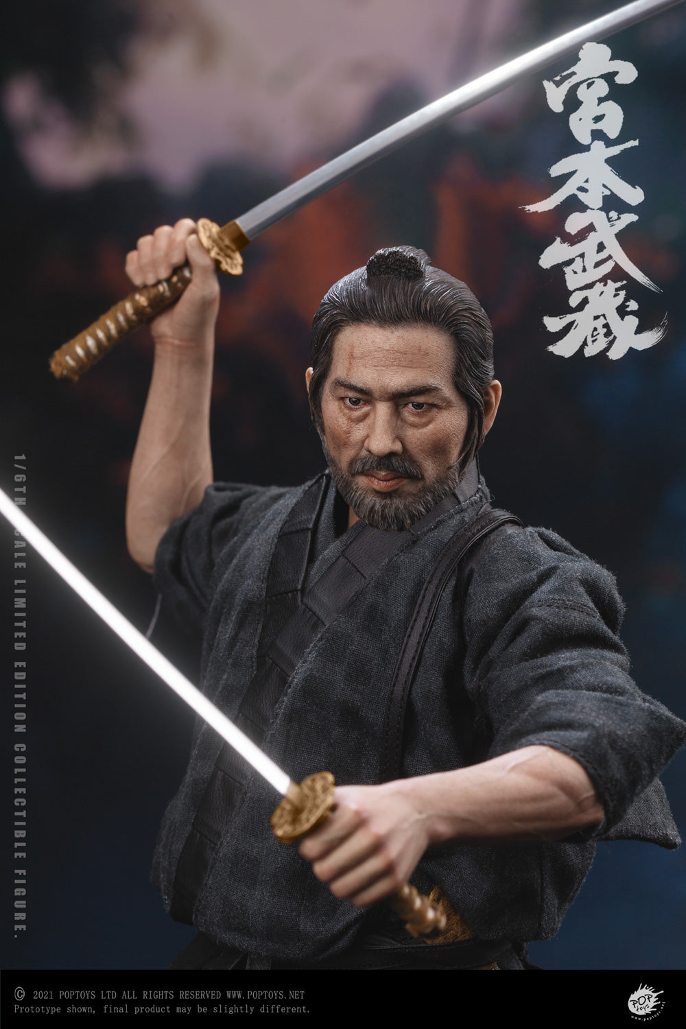 POPTOYS 1:6 Scale Miyamoto Musashi Action Figure