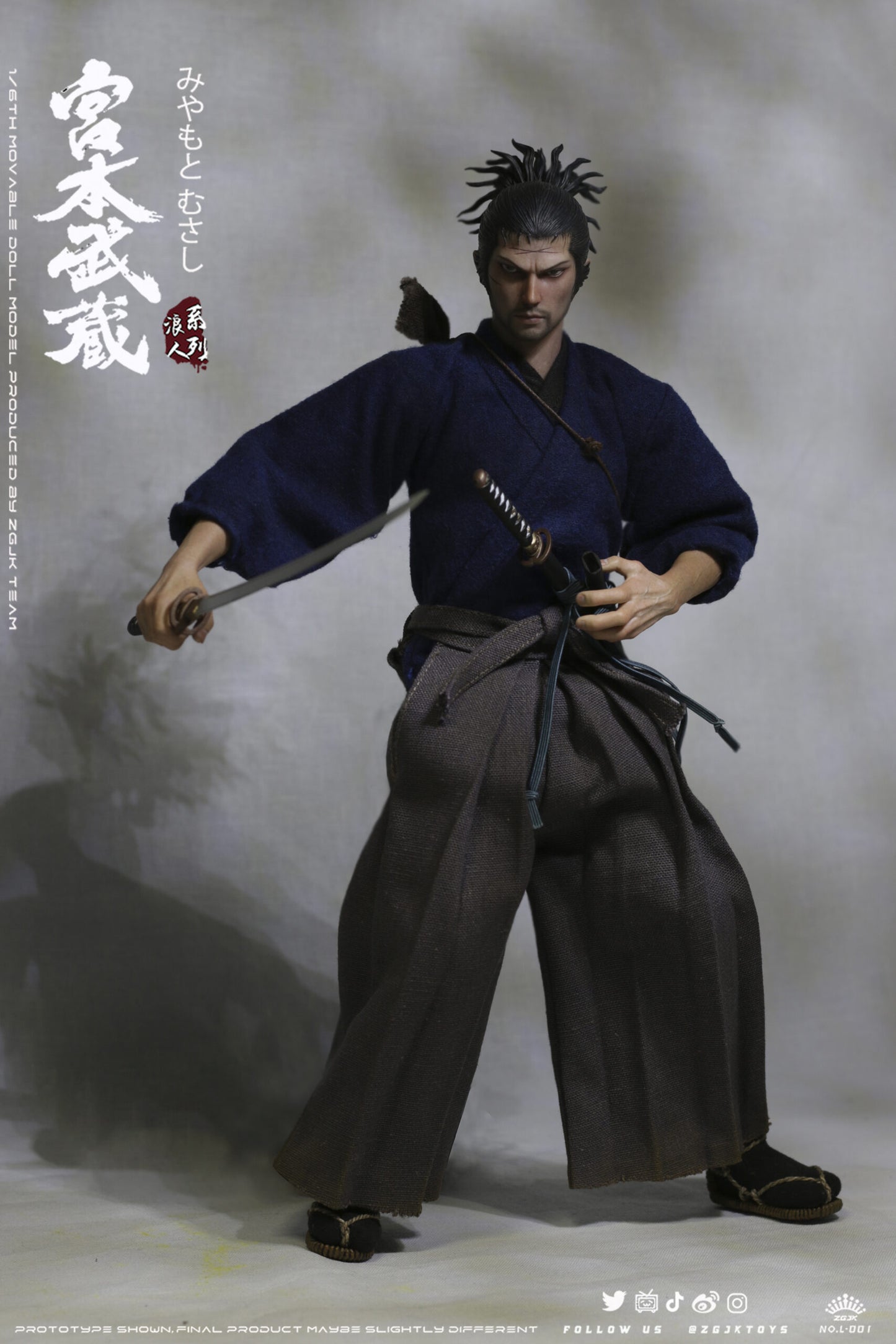 ZGJKToys 1:6 Scale Musashi Miyamoto