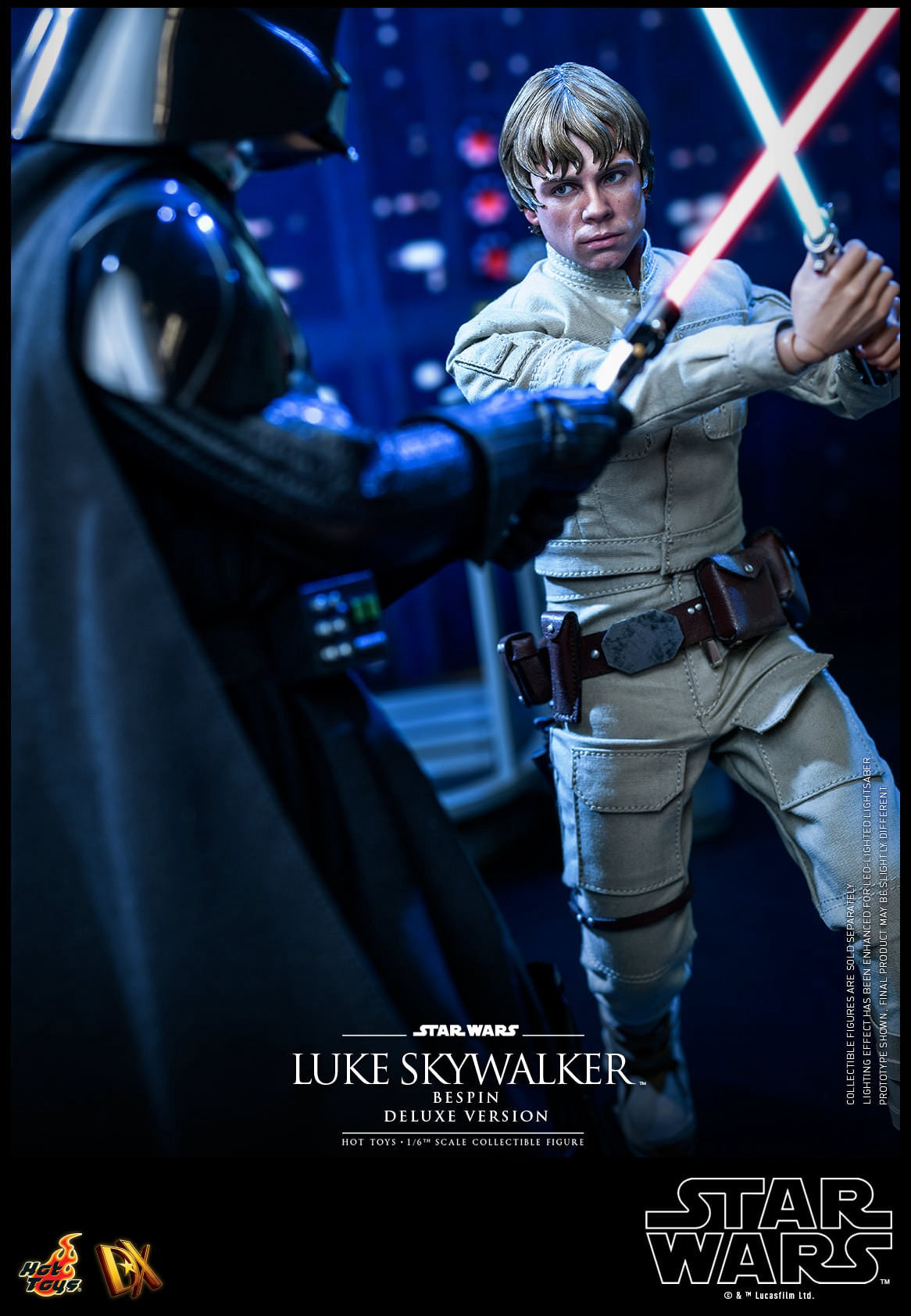 Hot Toys 1:6 Scale Star Wars : The Empire Strikes Back - Luke Skywalker ( Bespin ) Collectible Figure ( Deluxe Version ) DX25