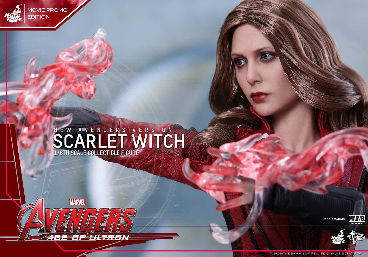 Hot Toys Avengers: Age of Ultron Scarlet Witch (New Avengers Version) Movie Promo Edition MMS357