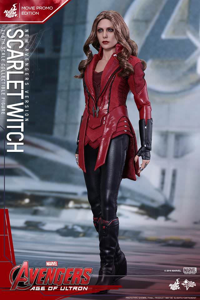 Hot Toys Avengers: Age of Ultron Scarlet Witch (New Avengers Version) Movie Promo Edition MMS357