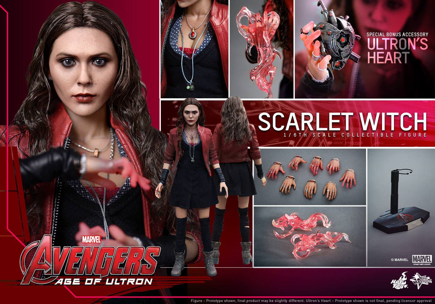 Hot Toys Avengers: Age of Ultron Scarlet Witch MMS301