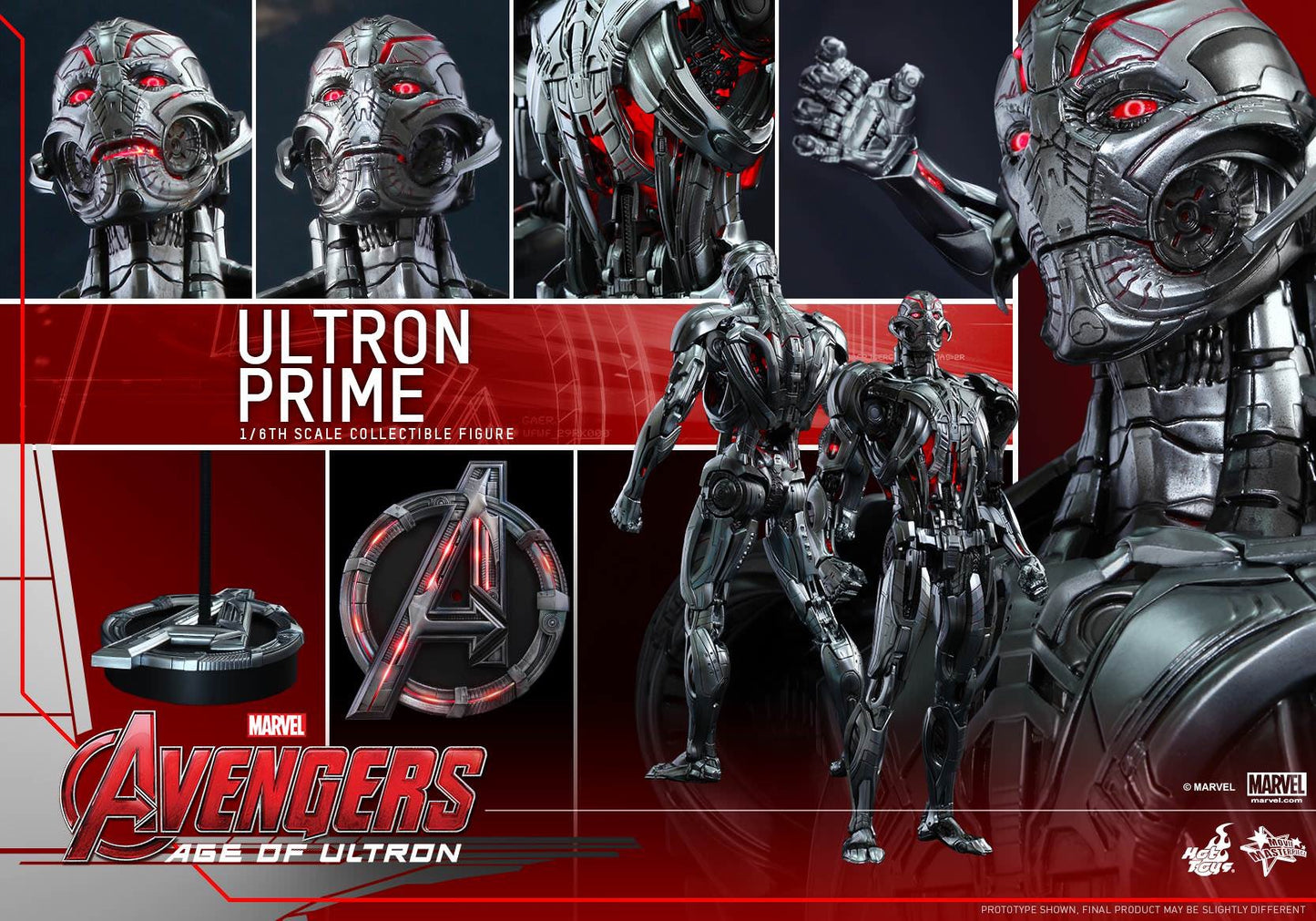 Hot Toys Avengers: Age of Ultron Ultron Prime MMS284