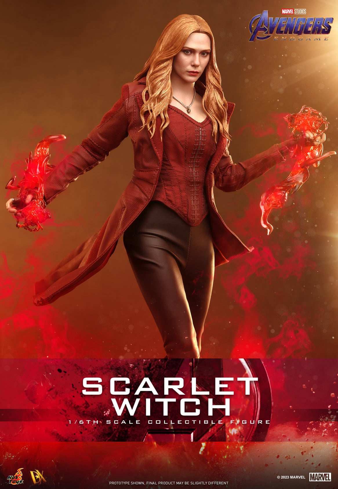 Hot Toys Avengers: Endgame - 1/6th Scale Scarlet Witch Collectible Figure (Artisan Edition / Rooted Hair) Dx35ae ( Limited 500pcs In Selected Region)