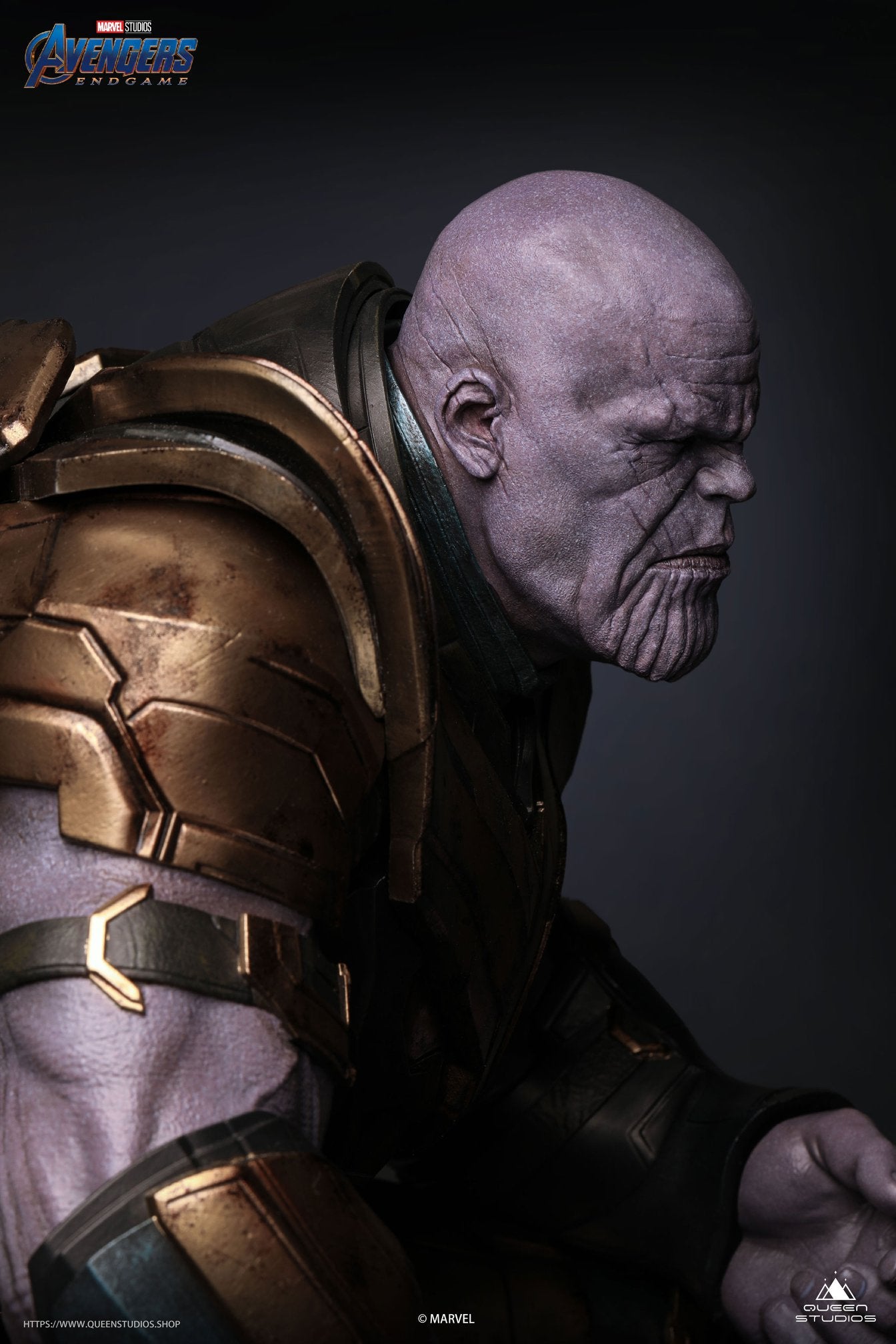 Queen Studios Avengers: Endgame 1:4 Scale Thanos Collectible Statue (Premium Edition)