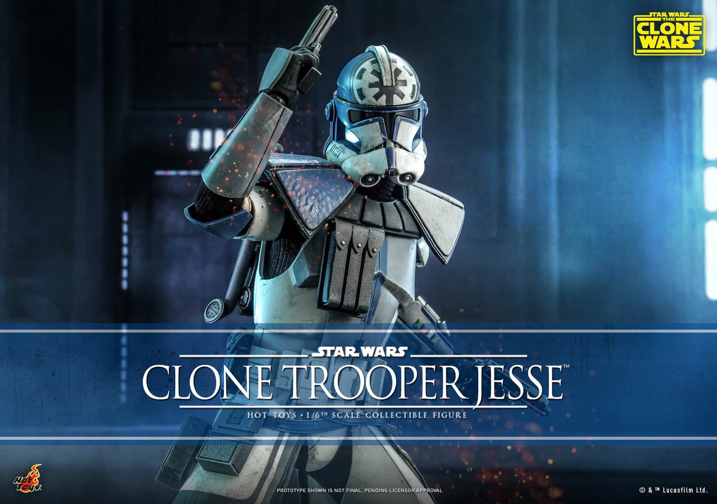 Hot Toys 1:6 Scale Star Wars : The Clone Wars™ - Clone Trooper Jesse™ Collectible Figure TMS064