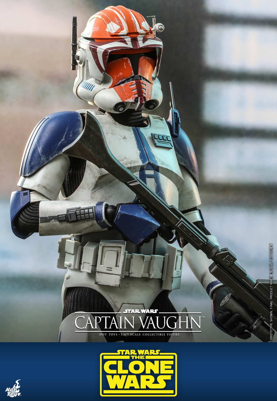 Hot Toys 1:6 Scale Star Wars : The Clone Wars™ - Captain Vaughn™ Collectible Figure TMS065