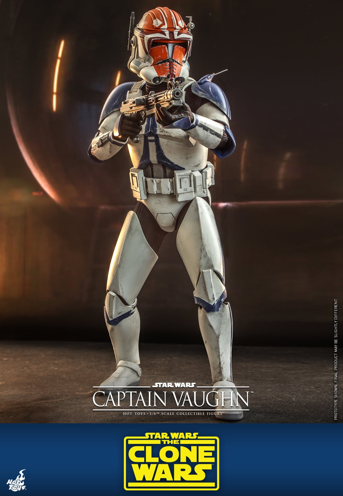 Hot Toys 1:6 Scale Star Wars : The Clone Wars™ - Captain Vaughn™ Collectible Figure TMS065