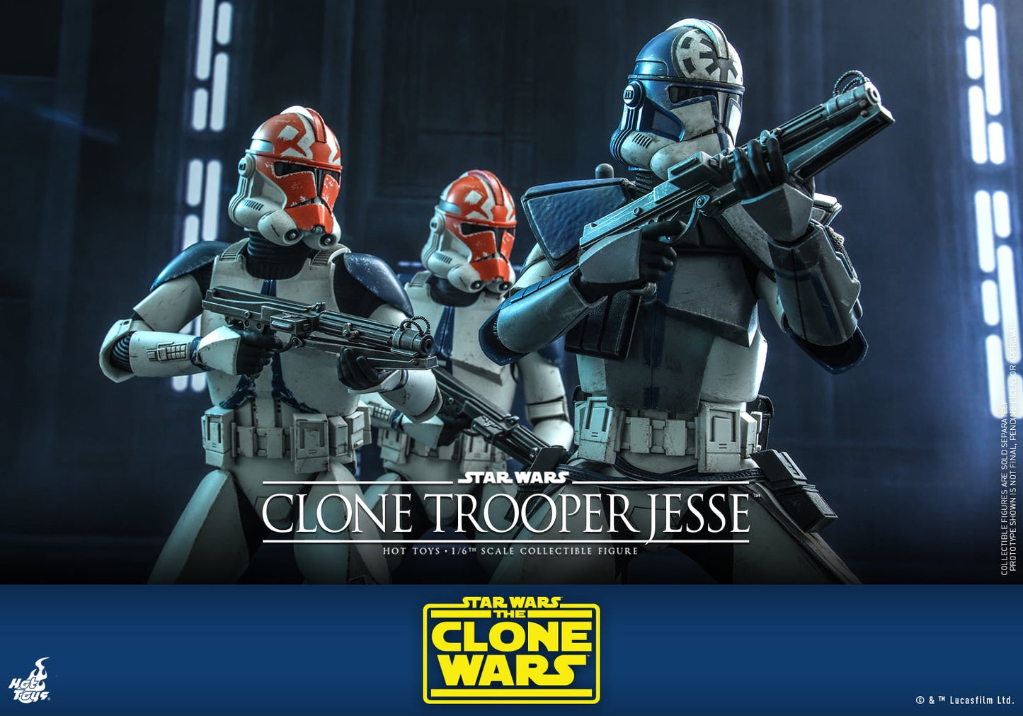 Hot Toys 1:6 Scale Star Wars : The Clone Wars™ - Clone Trooper Jesse™ Collectible Figure TMS064