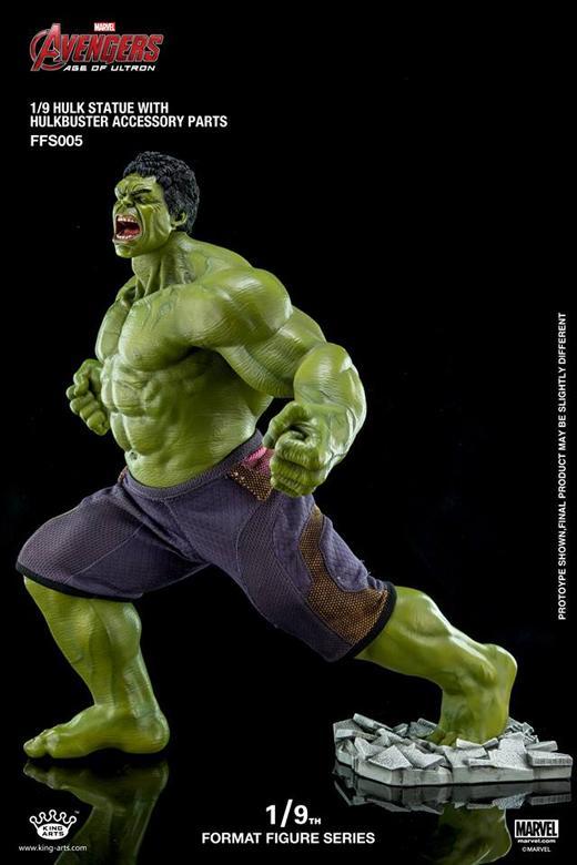 King Arts 1:9 Scale Avengers Hulk Statue with Hulkbuster Accessory Parts Collectible Figure