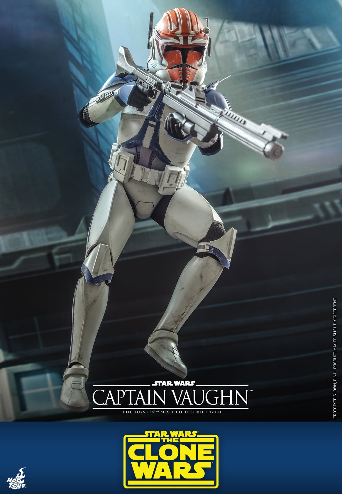 Hot Toys 1:6 Scale Star Wars : The Clone Wars™ - Captain Vaughn™ Collectible Figure TMS065