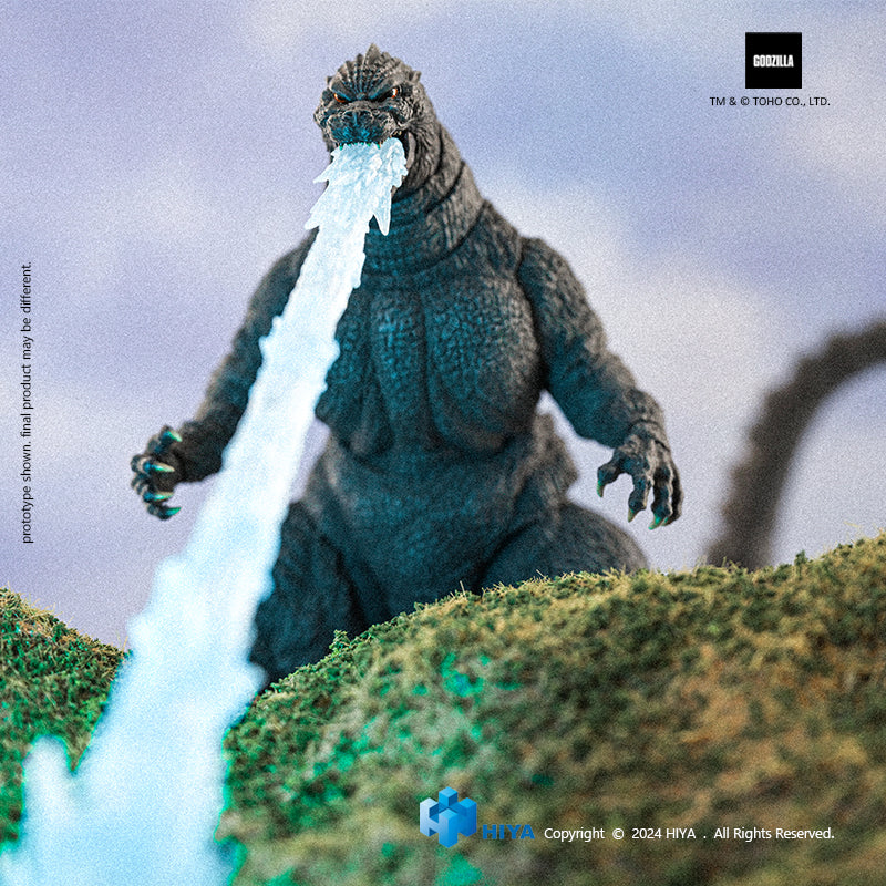 HIYA Exquisite Basic Series None Scale 7 Inch Godzilla vs. King Ghidorah Heat Ray Godzilla Hokkaido Ver. Action Figure EBG0164