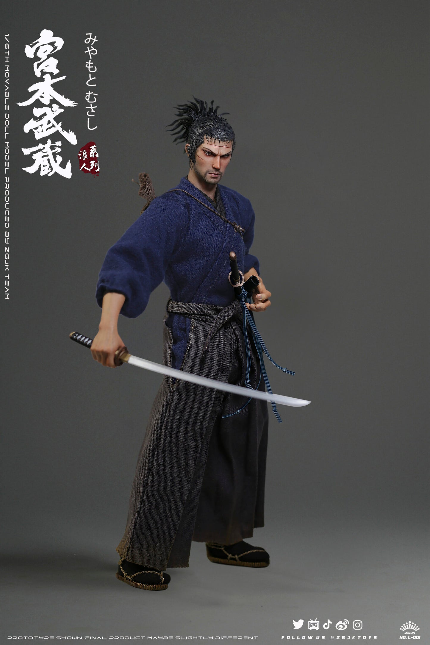 ZGJKToys 1:6 Scale Musashi Miyamoto