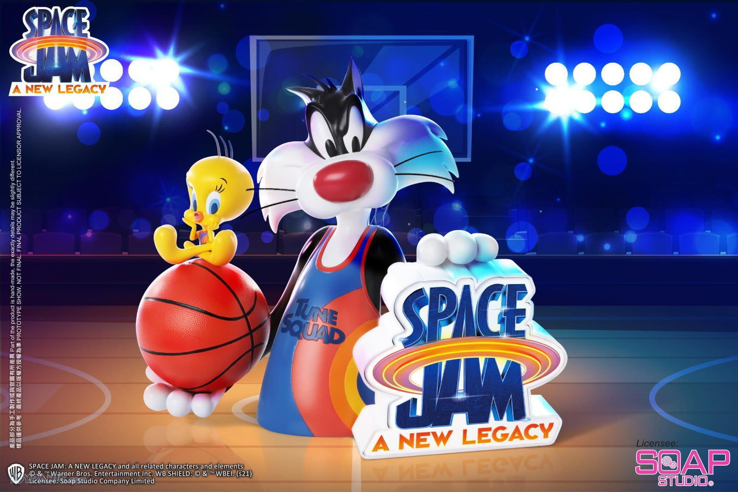 Soap Studio Space Jam : A New Legacy - Sylvester &amp; Tweety Bust Figure