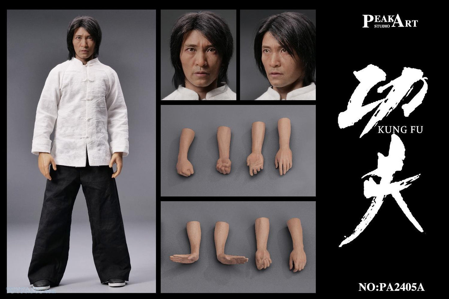 Peakart Studio Silicone Movable Series - Kung Fu (Kung Fu Master Edition) 1:6 Scale Collectible Figure PA2405A