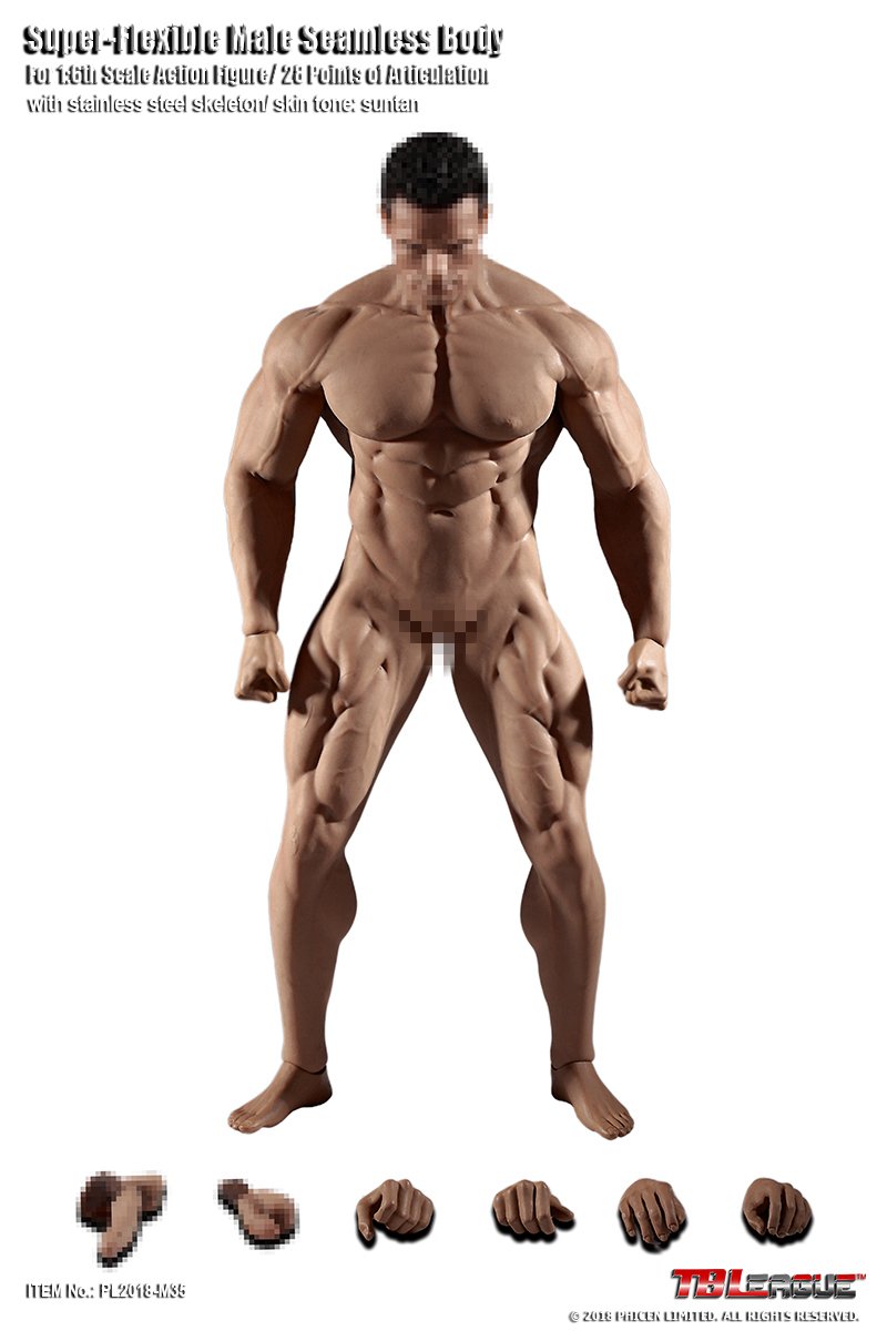 Phicen TBLeague M35 1/6th Scale Super Flexible Male Seamless Muscular Body