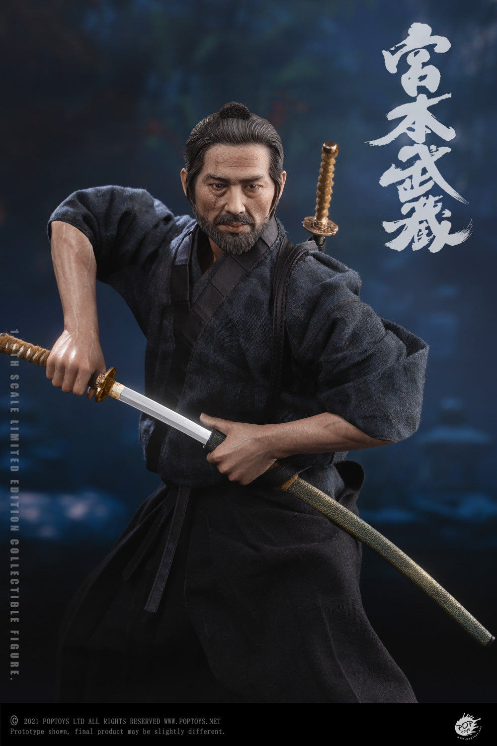 POPTOYS 1:6 Scale Miyamoto Musashi Action Figure