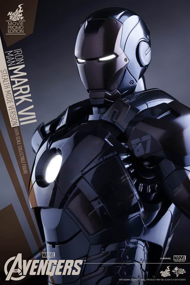 Hot Toys Avengers : Iron Man Mark VII (Stealth Mode Version) MMS282