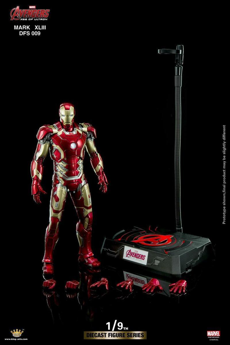 King Arts 1:9 Scale Iron Man Mark XLIII Collectible Figure