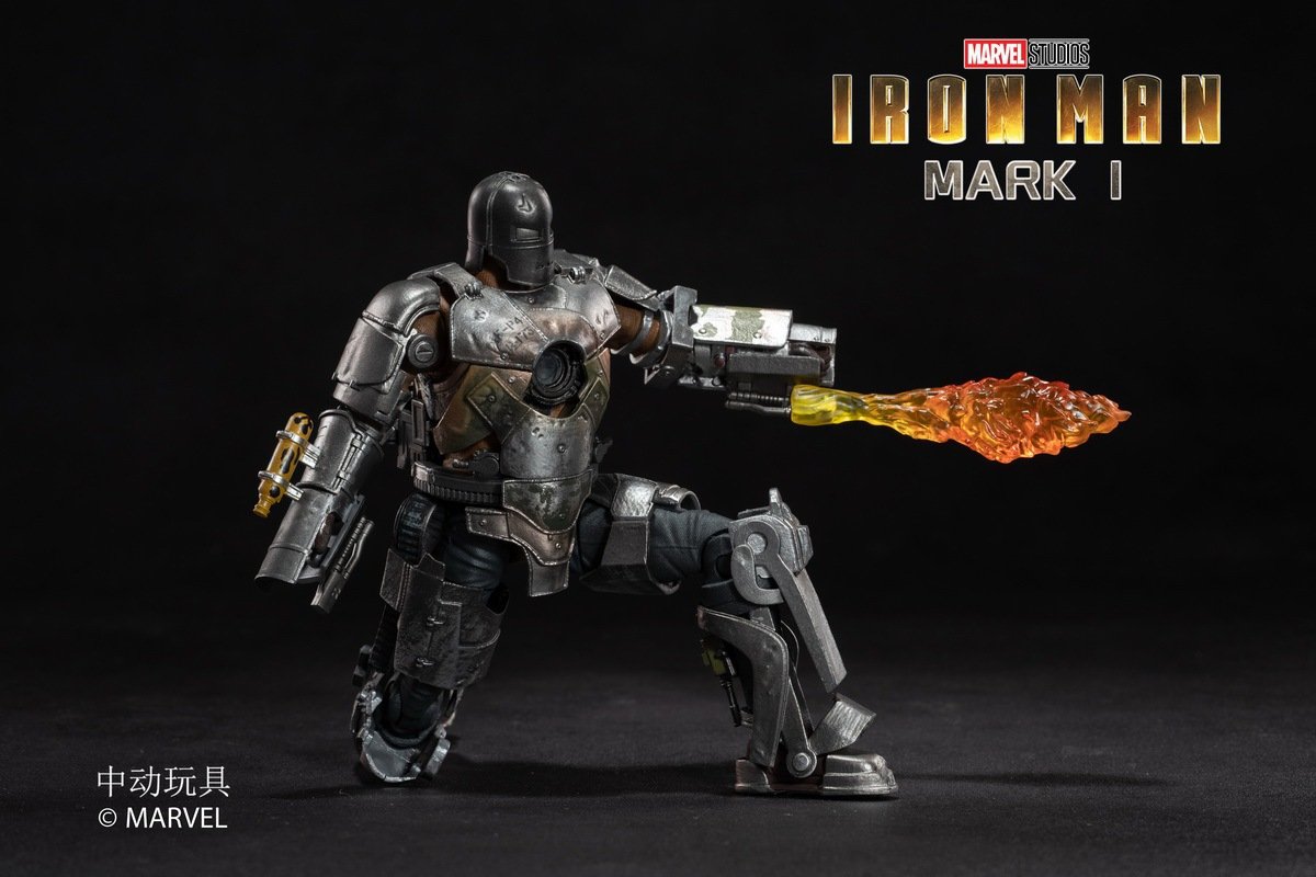 ZD Toys Iron Man Mark I 1:10 Scale Collectible Figure ( No Light Up Function )