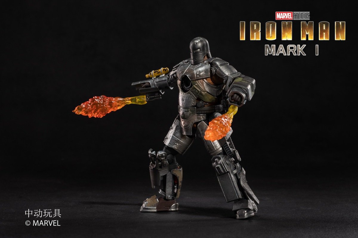 ZD Toys Iron Man Mark I 1:10 Scale Collectible Figure ( No Light Up Function )