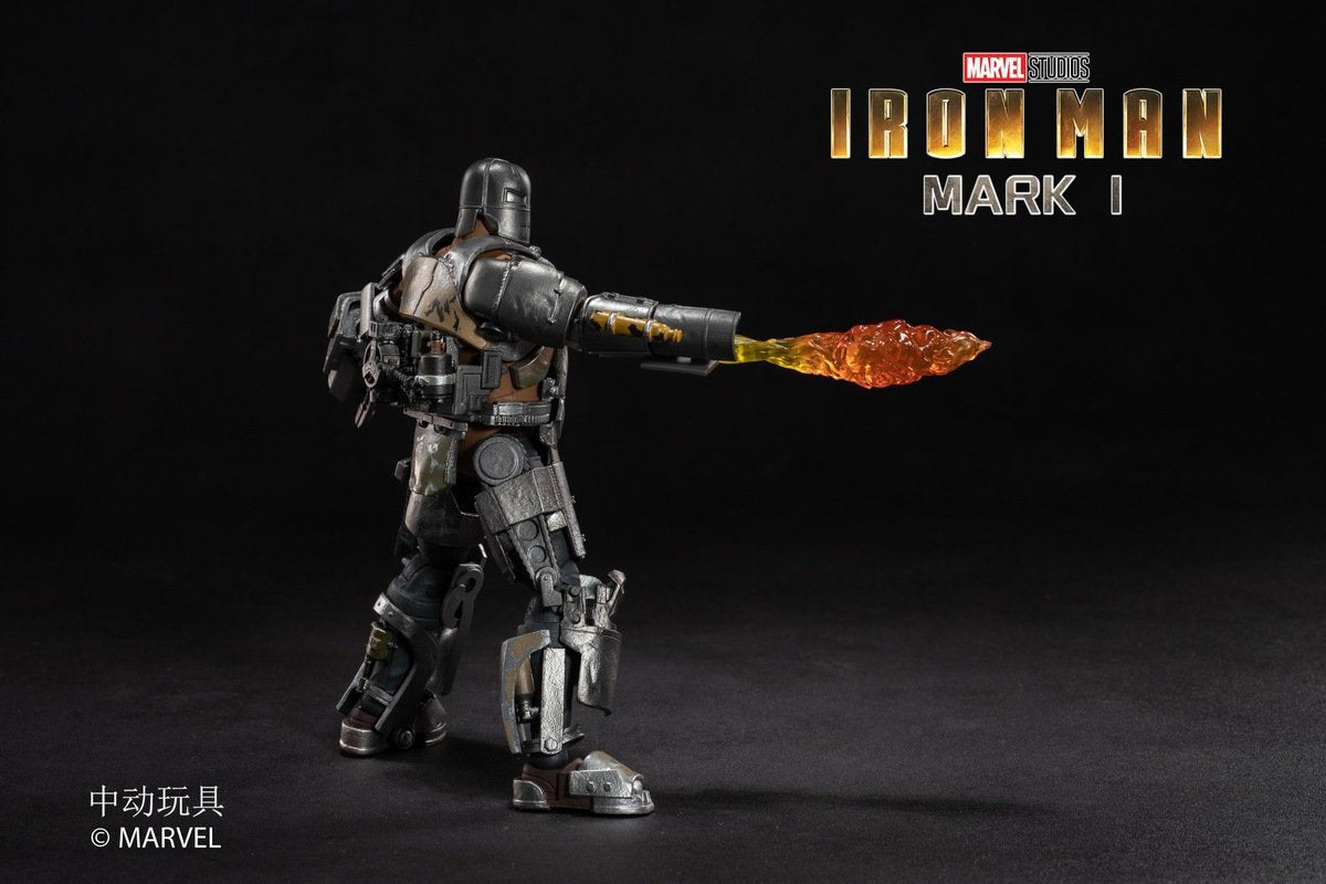 ZD Toys Iron Man Mark I 1:10 Scale Collectible Figure ( No Light Up Function )