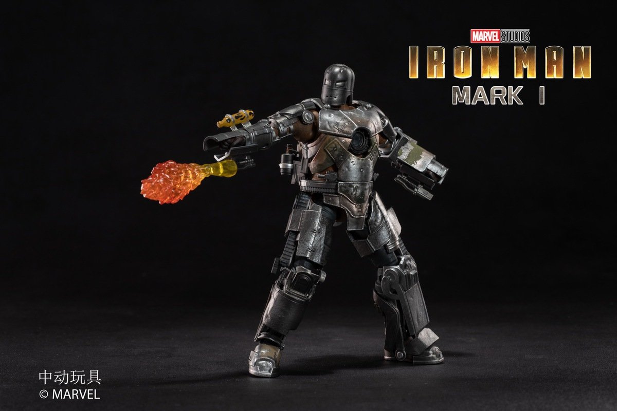 ZD Toys Iron Man Mark I 1:10 Scale Collectible Figure ( No Light Up Function )