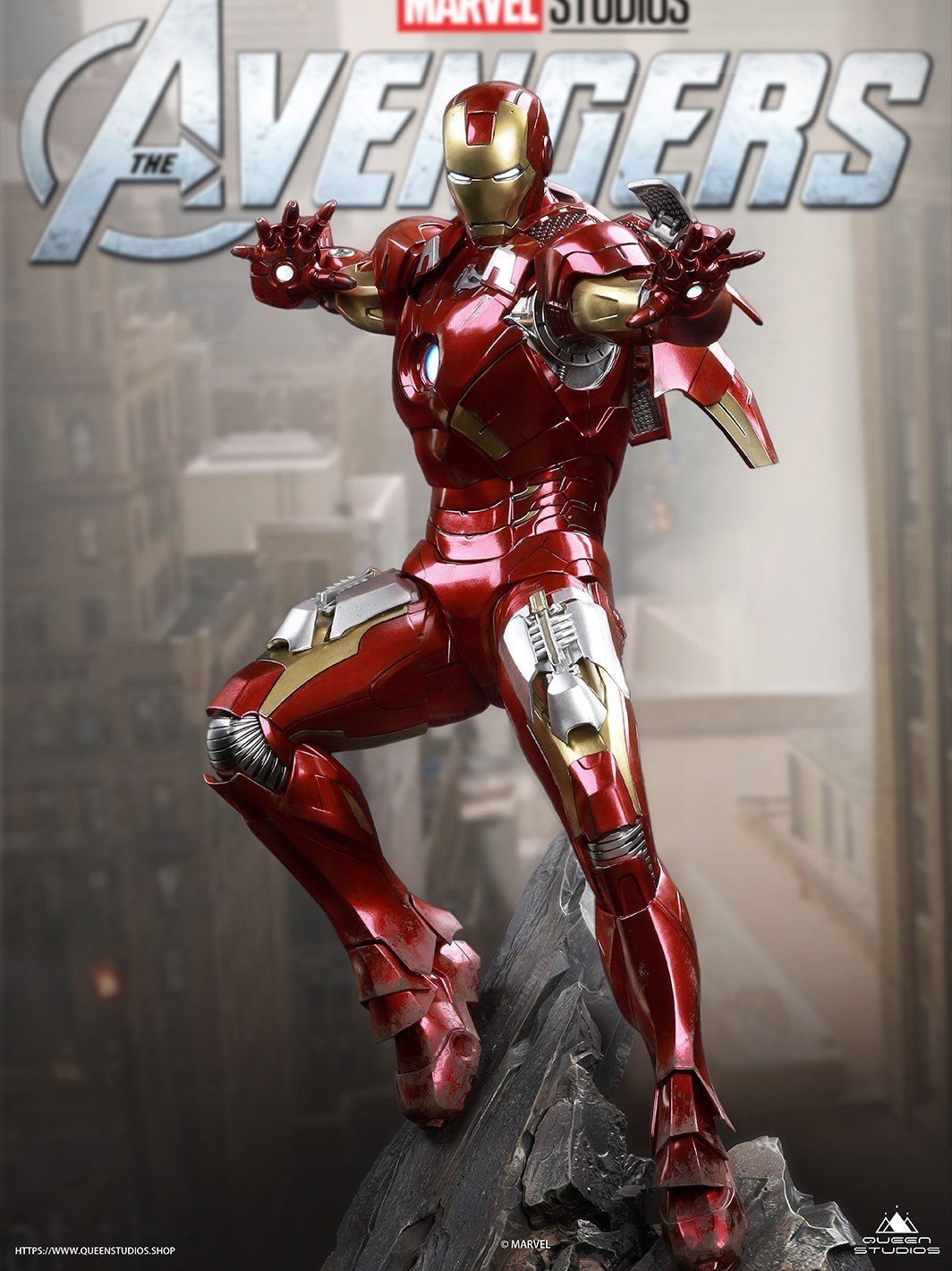 Queen Studios Iron Man Mark VII  1:4 Scale Collectible Statue