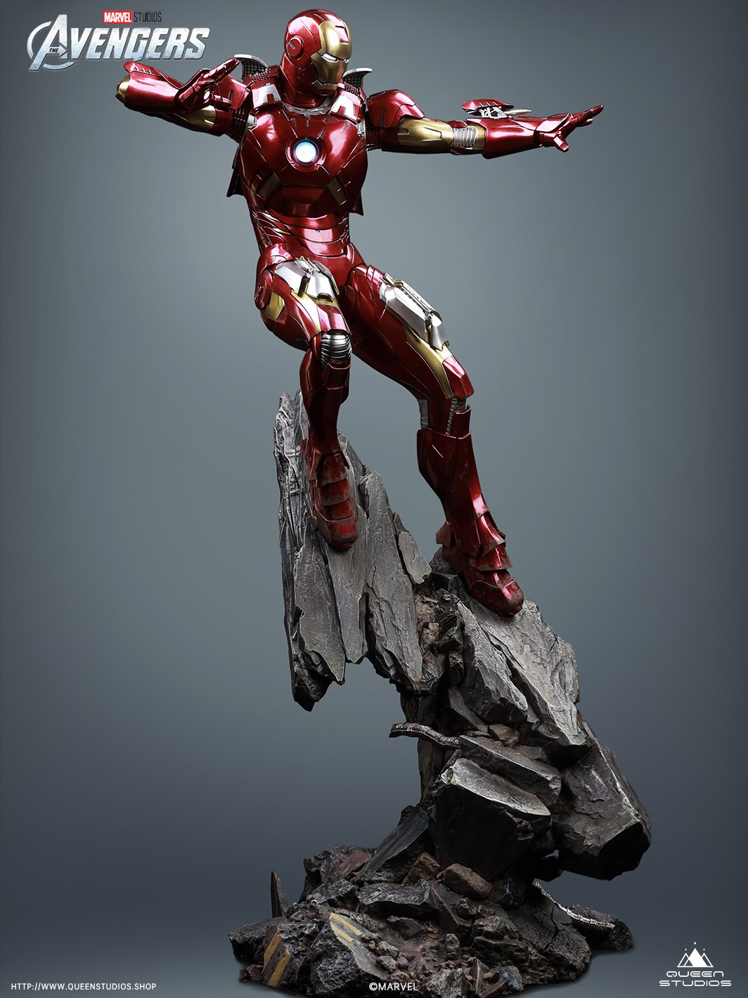 Queen Studios Iron Man Mark VII  1:4 Scale Collectible Statue