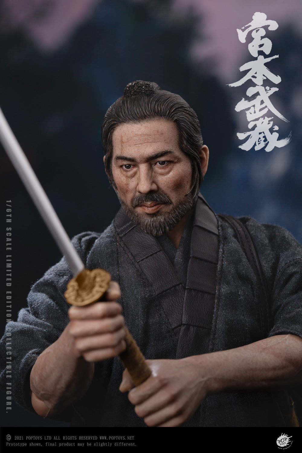 POPTOYS 1:6 Scale Miyamoto Musashi Action Figure