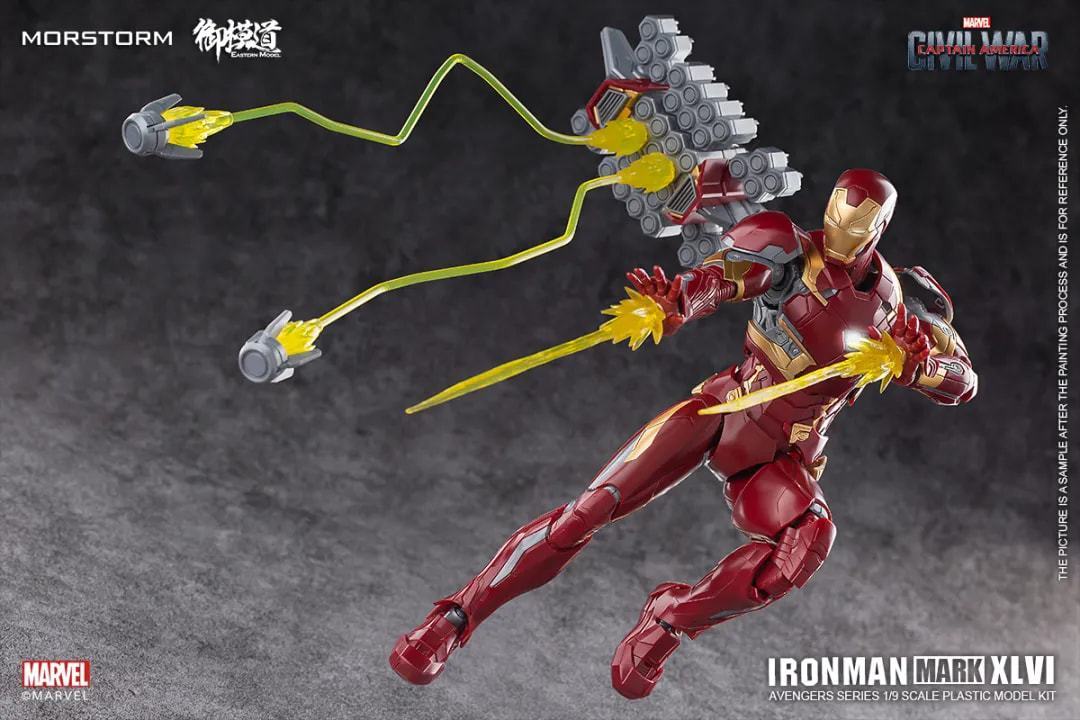 Morstorm X Eastern Model 1:9 Scale Iron Man  Mark XLVI Normal Ver. Plamo