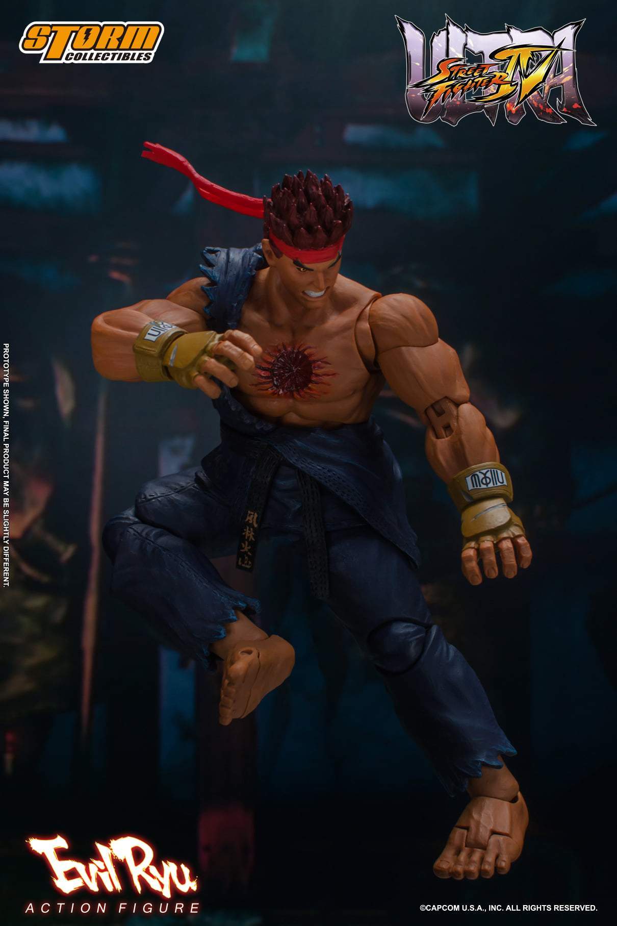 Storm Collectibles Street Fighter IV 1:12 Scale Evil Ryu figure