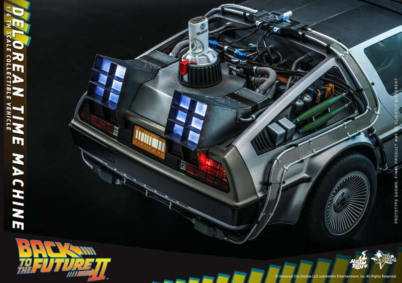 Hot Toys Back To The Future Ii Delorean Time Machine 1/6th Scale Collectible Vehicle MMS636