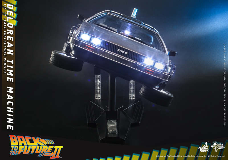 Hot Toys Back To The Future Ii Delorean Time Machine 1/6th Scale Collectible Vehicle MMS636