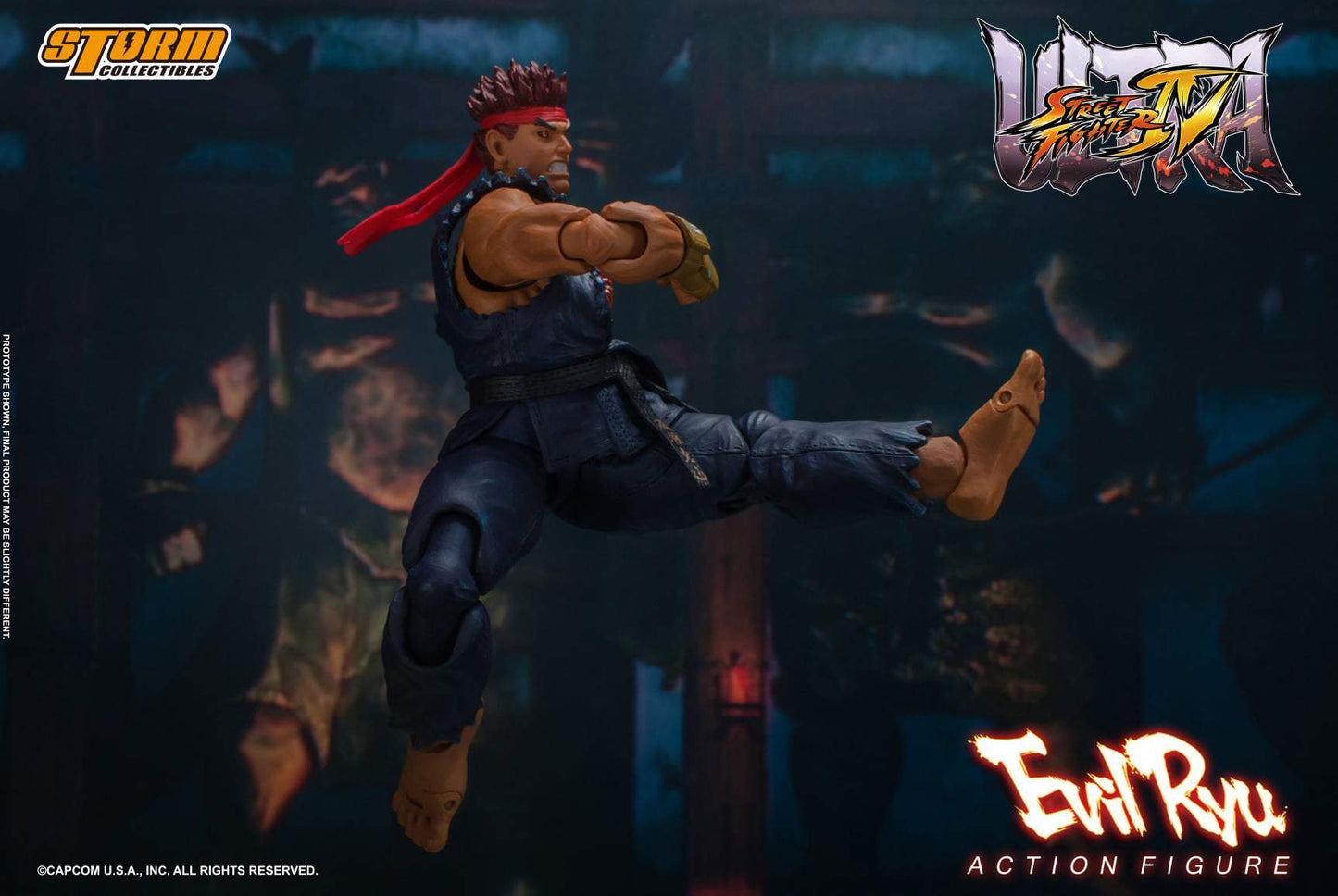 Storm Collectibles Street Fighter IV 1:12 Scale Evil Ryu figure