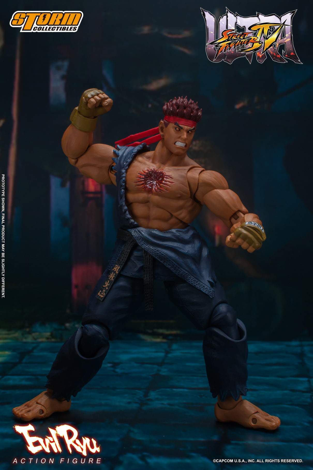 Storm Collectibles Street Fighter IV 1:12 Scale Evil Ryu figure