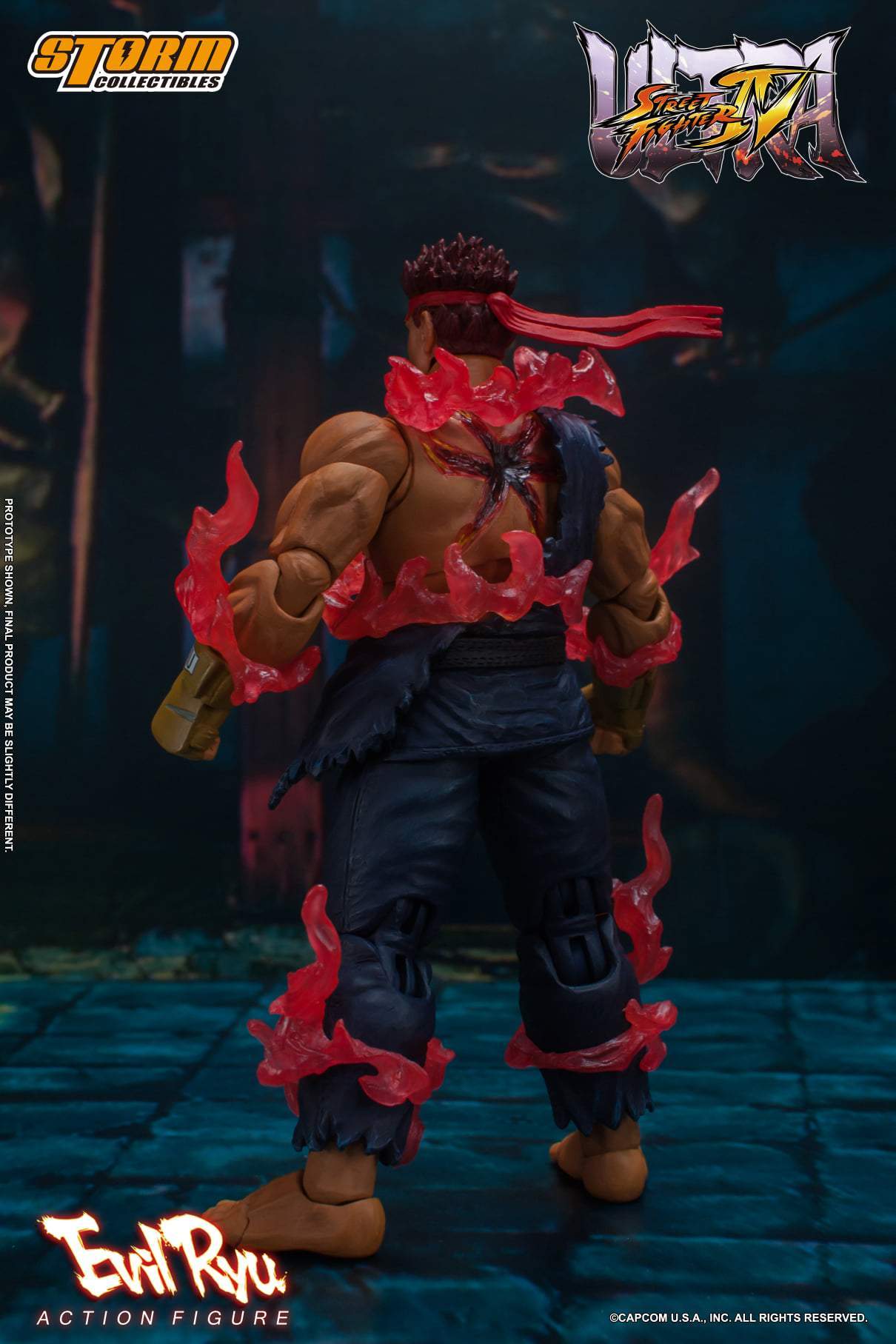 Storm Collectibles Street Fighter IV 1:12 Scale Evil Ryu figure