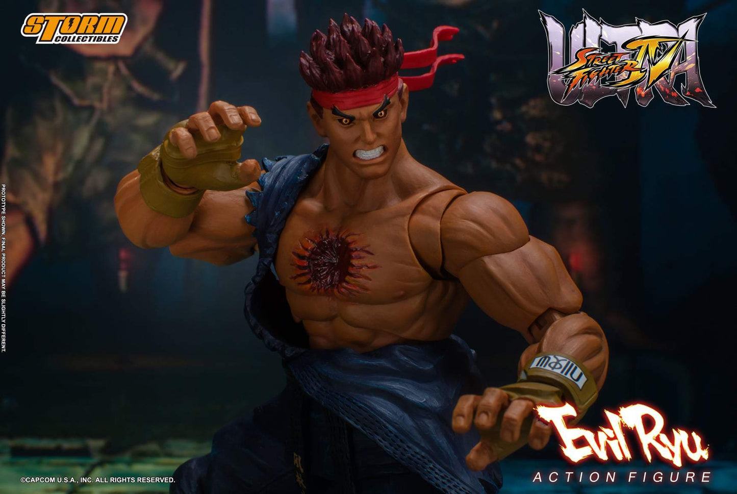 Storm Collectibles Street Fighter IV 1:12 Scale Evil Ryu figure