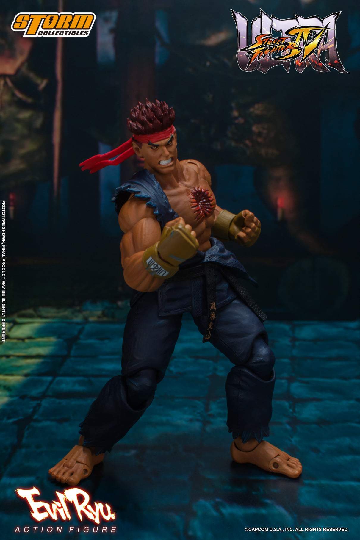 Storm Collectibles Street Fighter IV 1:12 Scale Evil Ryu figure