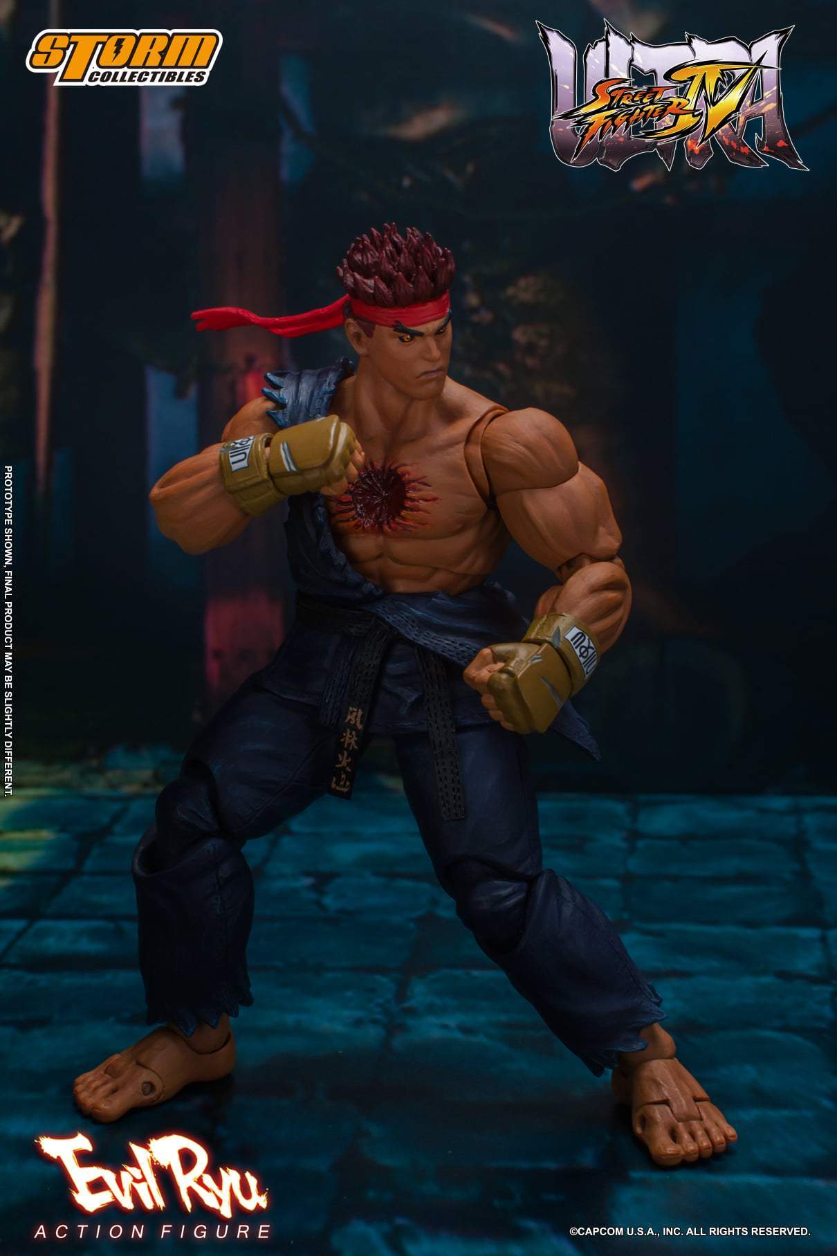 Storm Collectibles Street Fighter IV 1:12 Scale Evil Ryu figure