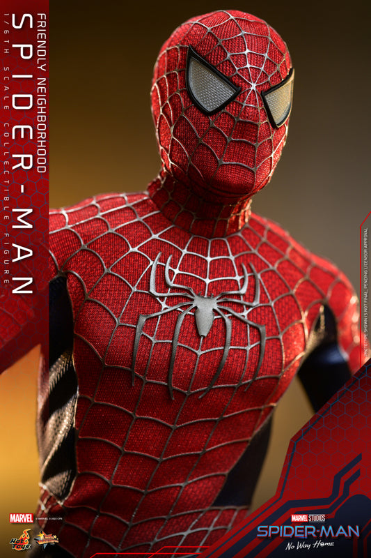 Hot Toys Spider-Man: No Way Home - Friendly Neighborhood Spider-Man 1:6 Scale Collectible Figure MMS661