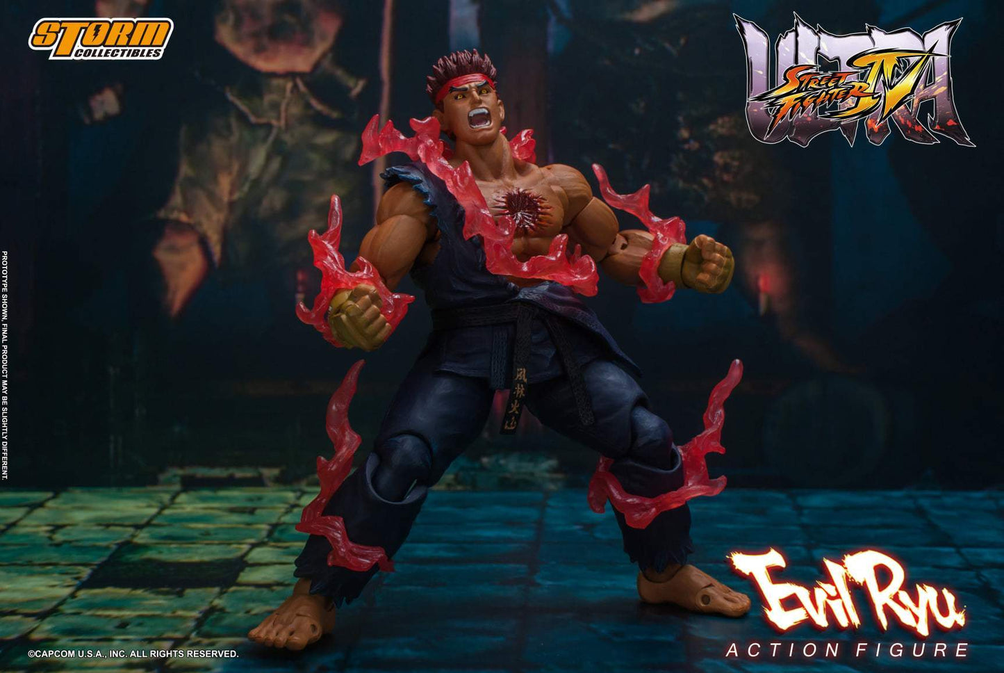 Storm Collectibles Street Fighter IV 1:12 Scale Evil Ryu figure