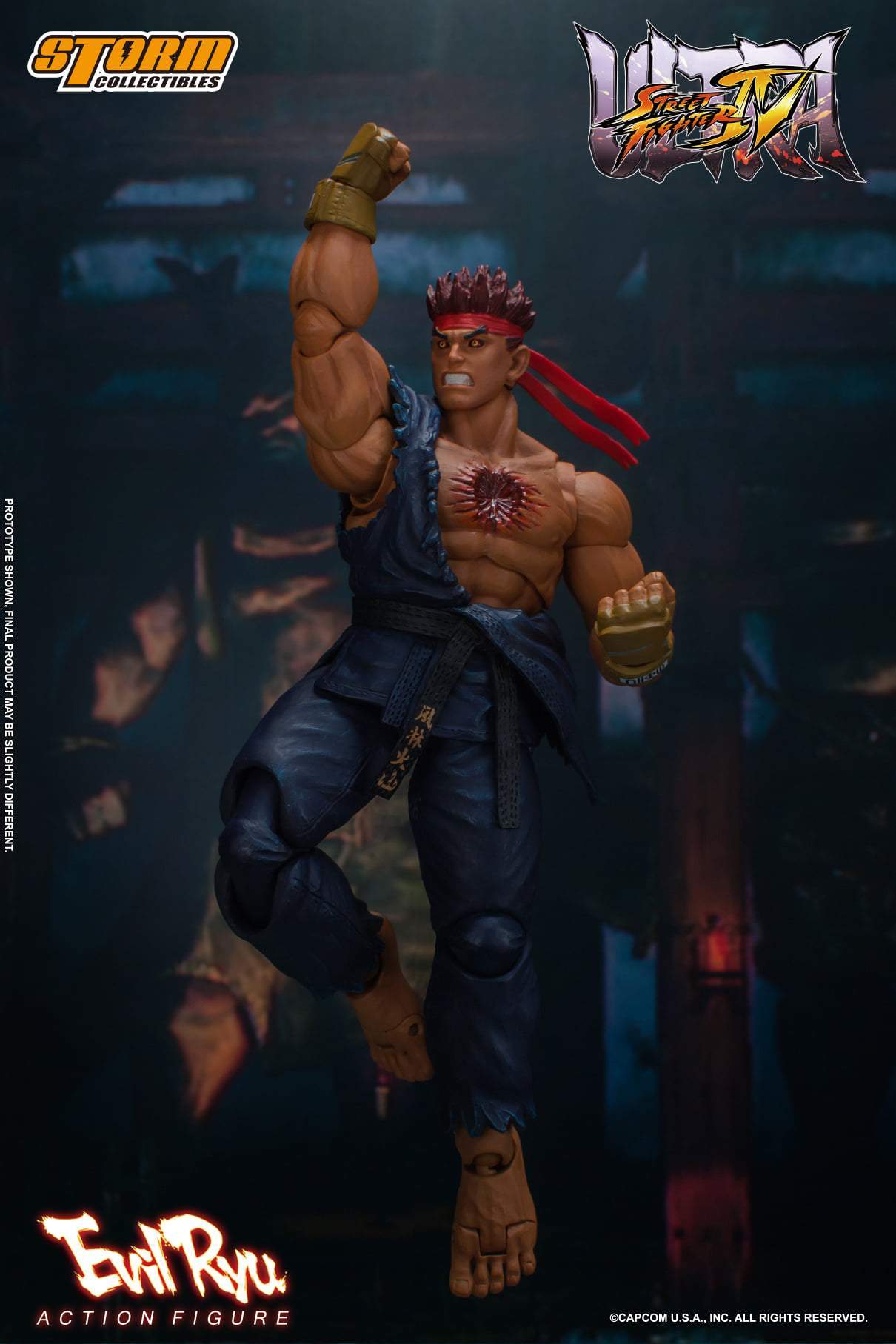 Storm Collectibles Street Fighter IV 1:12 Scale Evil Ryu figure