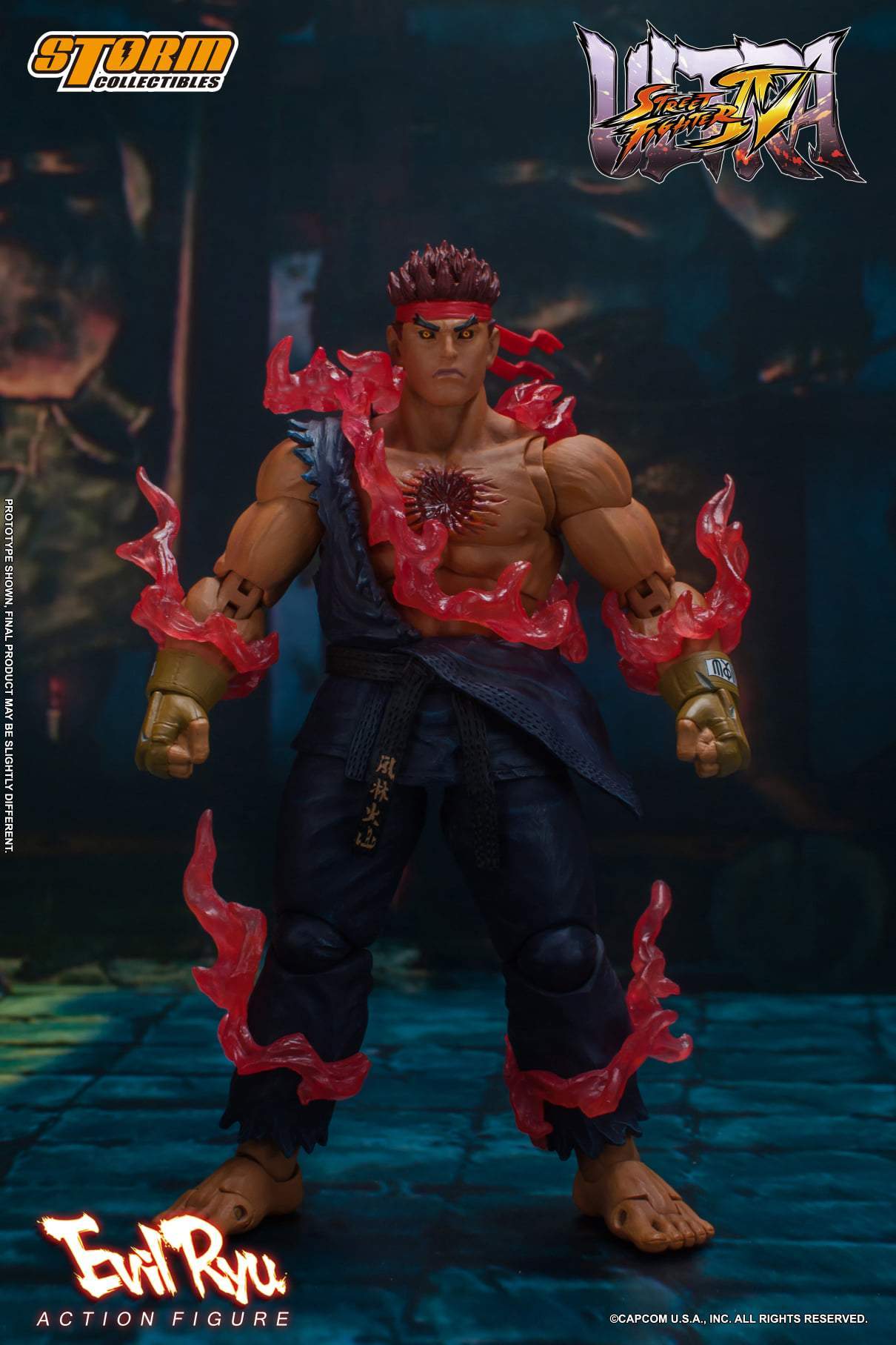 Storm Collectibles Street Fighter IV 1:12 Scale Evil Ryu figure