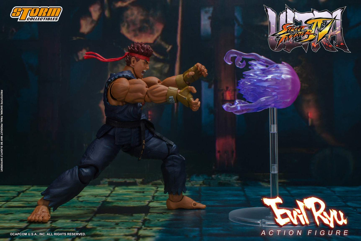 Storm Collectibles Street Fighter IV 1:12 Scale Evil Ryu figure