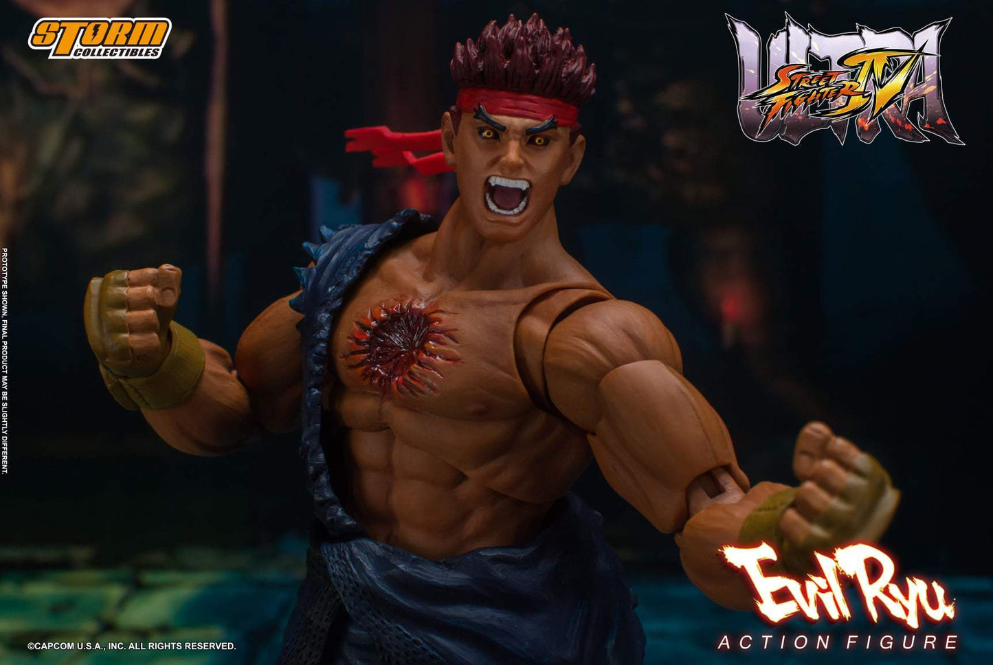 Storm Collectibles Street Fighter IV 1:12 Scale Evil Ryu figure