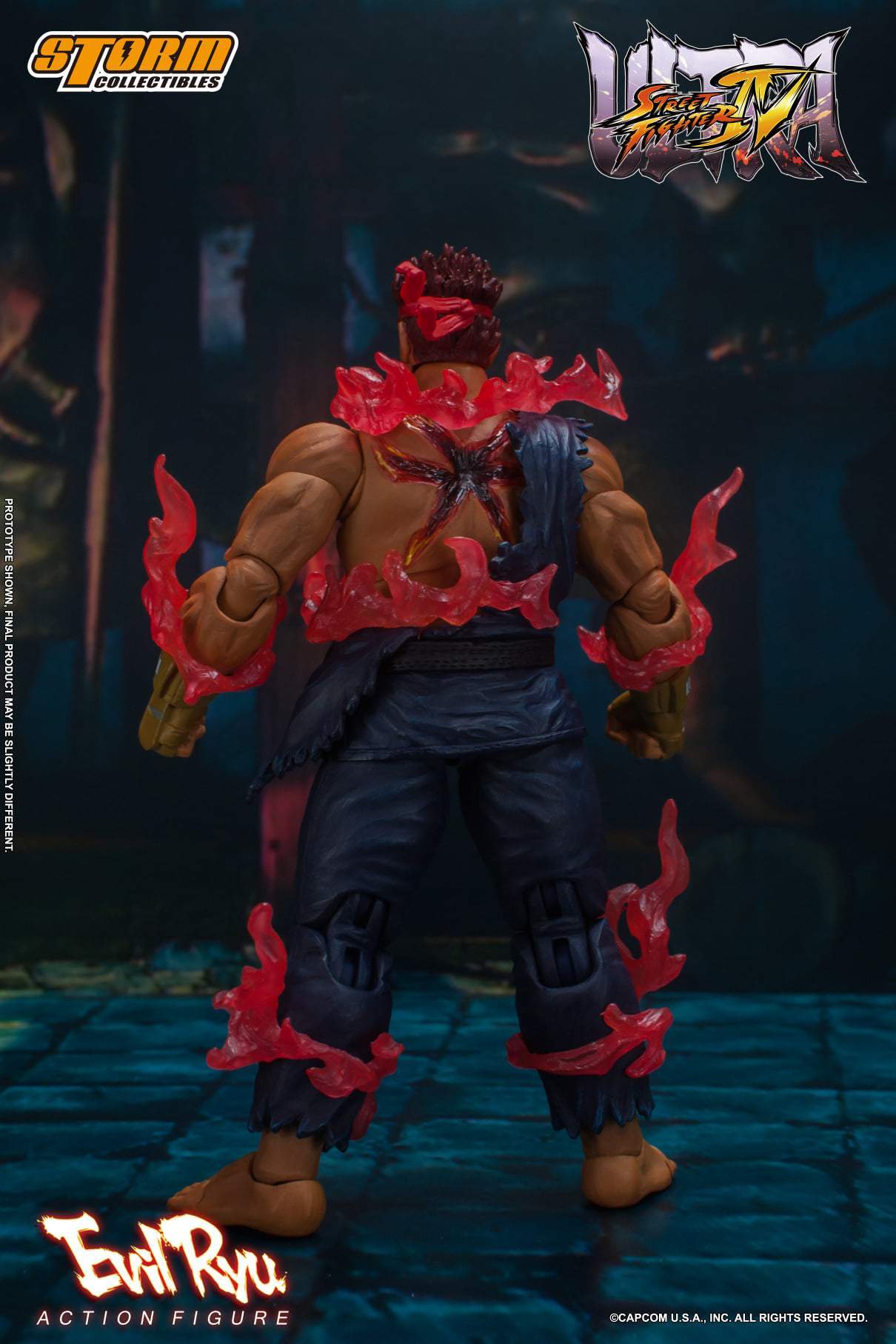 Storm Collectibles Street Fighter IV 1:12 Scale Evil Ryu figure