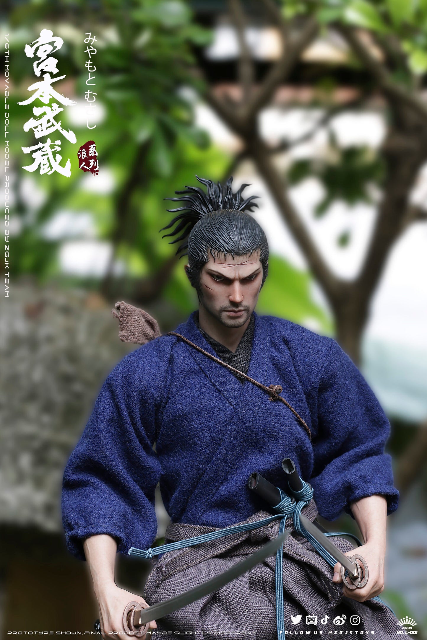 ZGJKToys 1:6 Scale Musashi Miyamoto